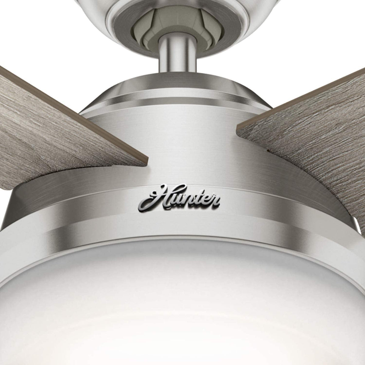 Hunter Fan Company Dempsey Ceiling Fan, LED Light & Remote, Grey Oak (Open Box)