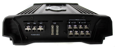 LANZAR HTG447 2000W 4 Channel Car Digital Amplifier + 4 Gauge Amp Install Kit