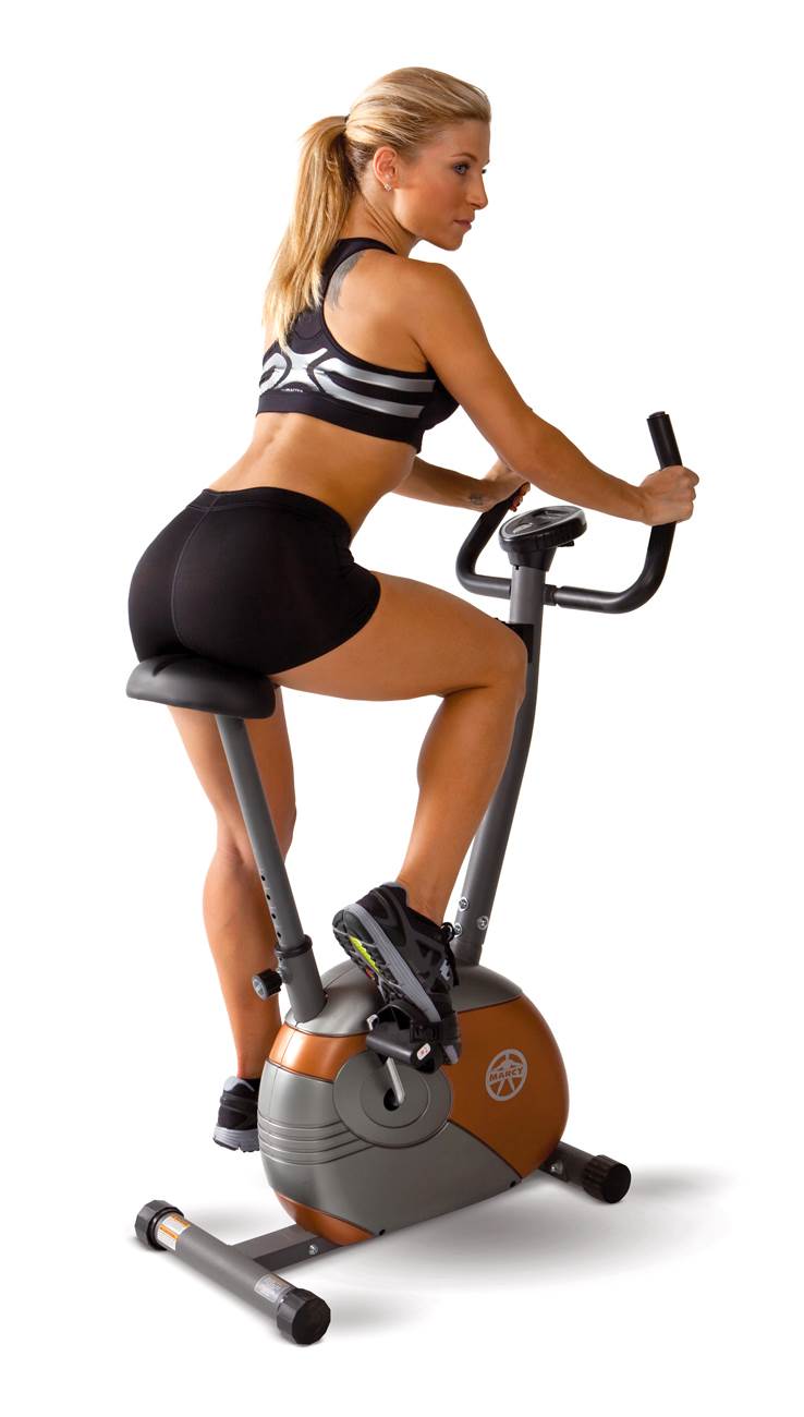 Marcy Upright Magnetic Exercise Bike Cycling Home Workout Equipment | Open Box