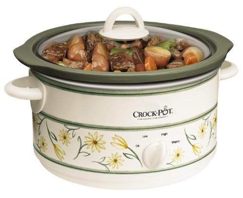 Crock-Pot SCR500-GF Classic 5 Quart 5 Lb Round Manual Slow Cooker - Open Box