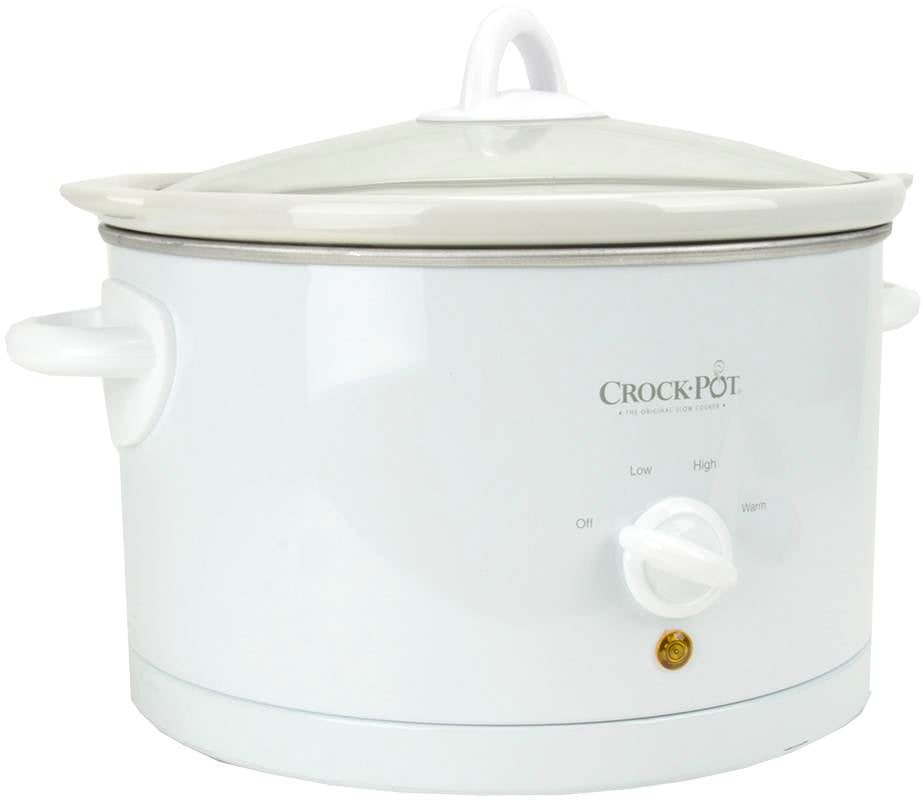 Crock-Pot 3060-W-NP Classic 6 Quart 6 Lb Round Manual Slow Cooker - Open Box