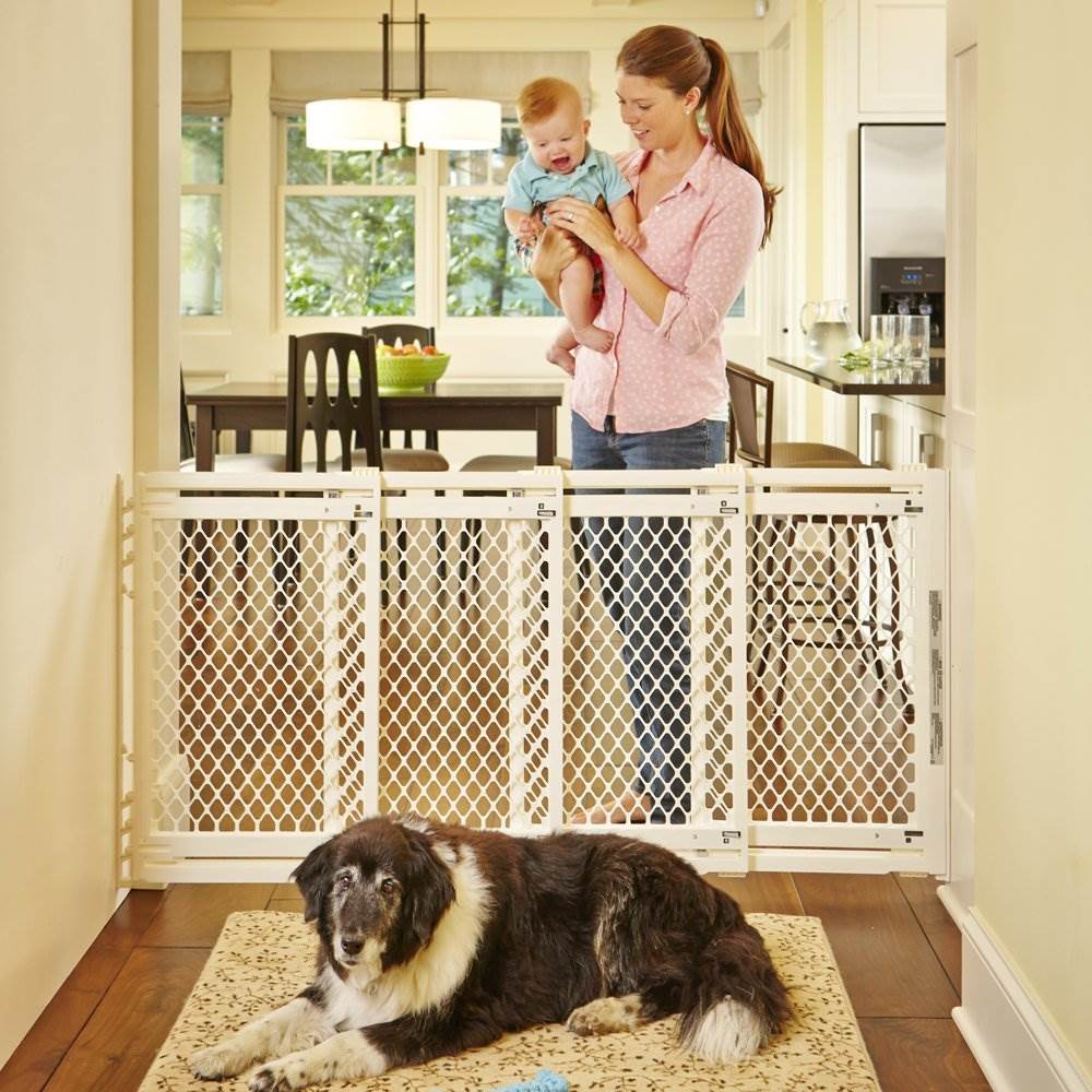 North States Extra Wide Supergate Baby/Pet Safety Play Gate - 8749 (Open Box)