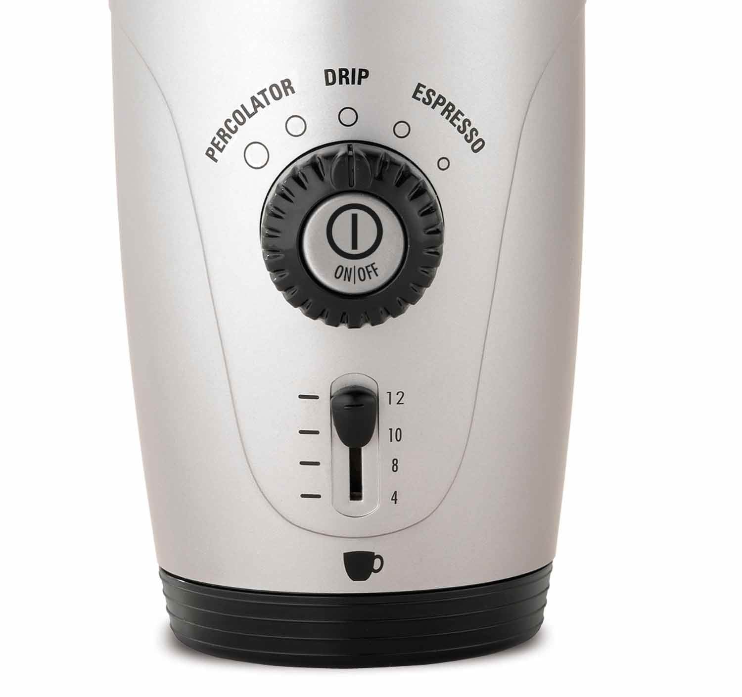 Hamilton Beach Custom Kitchen Grind Hands-Free 12 Cup Coffee Grinder (Open Box)
