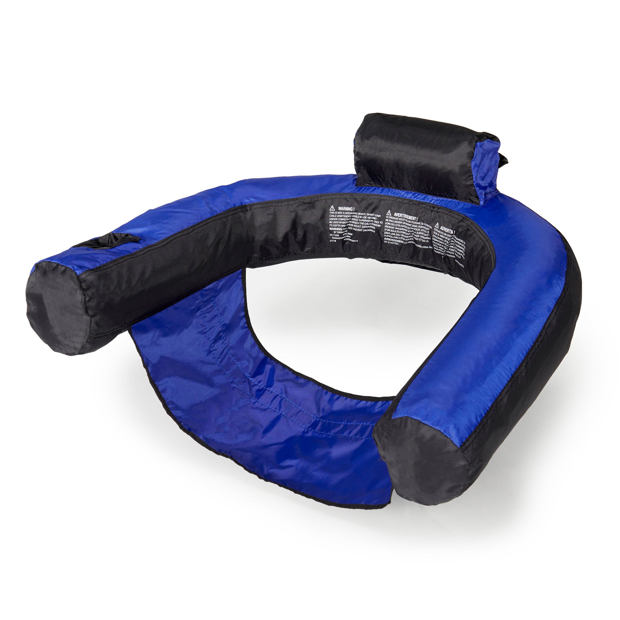 Swimline 90465 Inflatable Nylon Covered Pool Chair Float (Open Box)