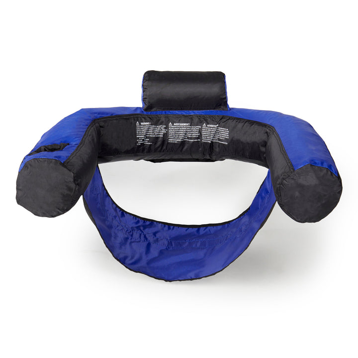 SWIMLINE ORIGINAL Fabric Covered U-Seat Inflatable Pool Float Lounger Sling Seat - VMInnovations