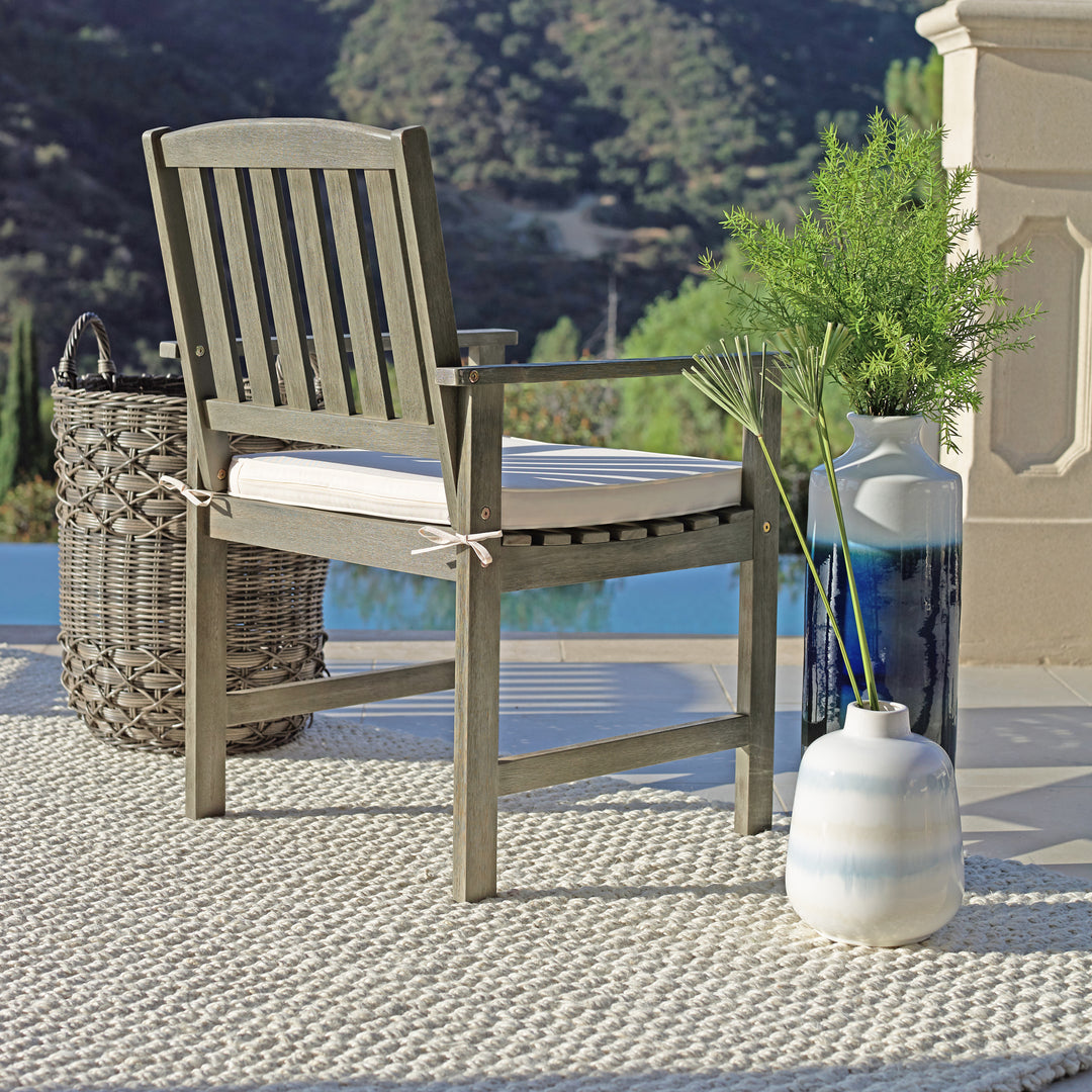 Coaster Home Furnishings Jonah 4 Piece Wood Outdoor Patio Conversation Set, Gray - VMInnovations