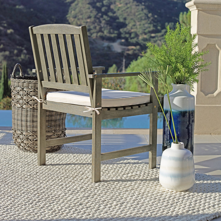 Coaster Home Furnishings Jonah 4 Piece Wood Outdoor Patio Conversation Set, Gray - VMInnovations