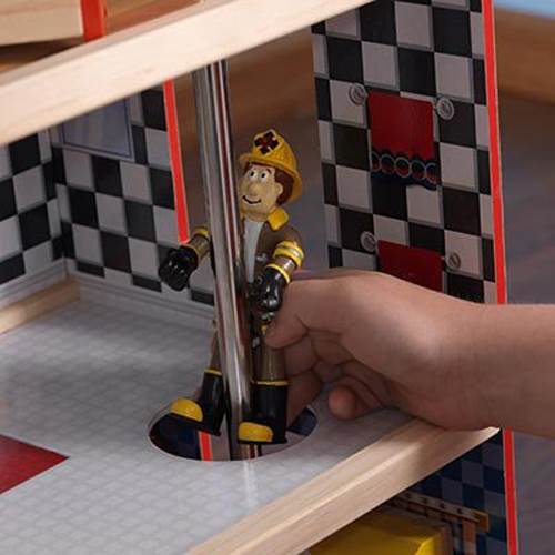 KidKraft Deluxe Home Town Heroes Rescue Wooden Play Set w/ Accessories | 63259
