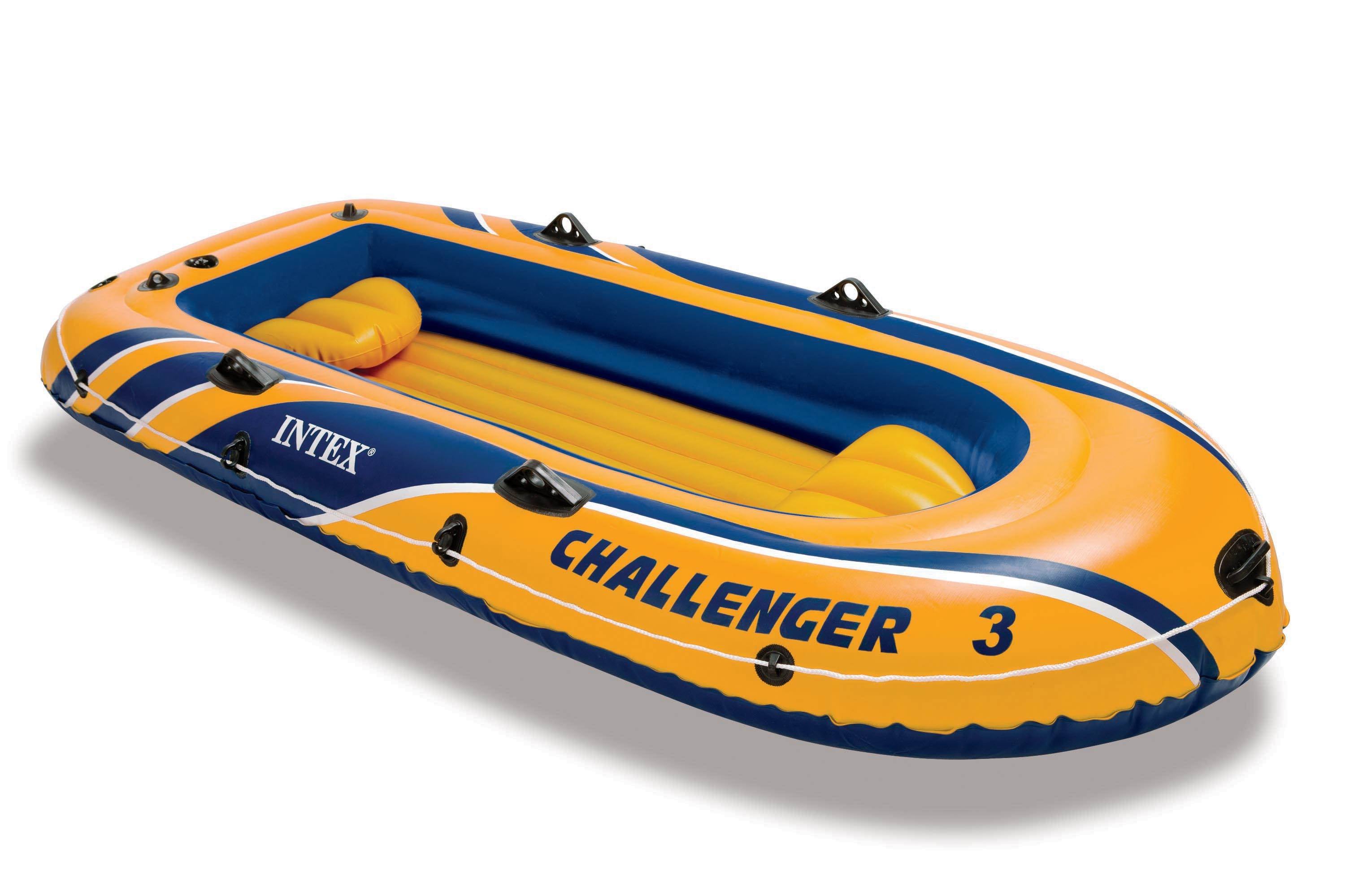 Intex Challenger 3 Inflatable Three-Person Boat Raft 68369EP (Used)