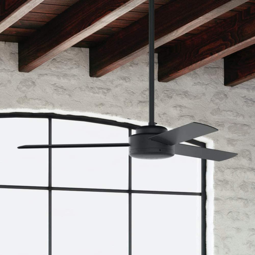 Hunter Fan Company Presto 52 Inch 3 Blade Ceiling Fan, Matte Black (Open Box) - VMInnovations