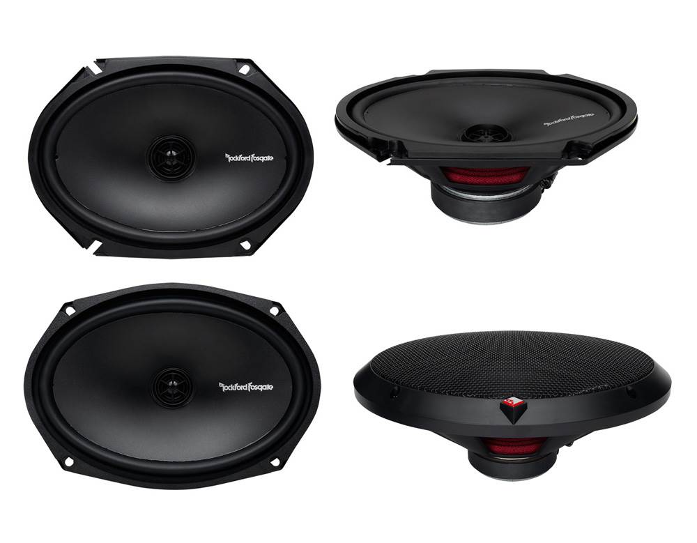 2) Rockford Fosgate R168X2 6x8" 110W + 2) R169X2 6x9" 130W 2Way Coaxial Speakers