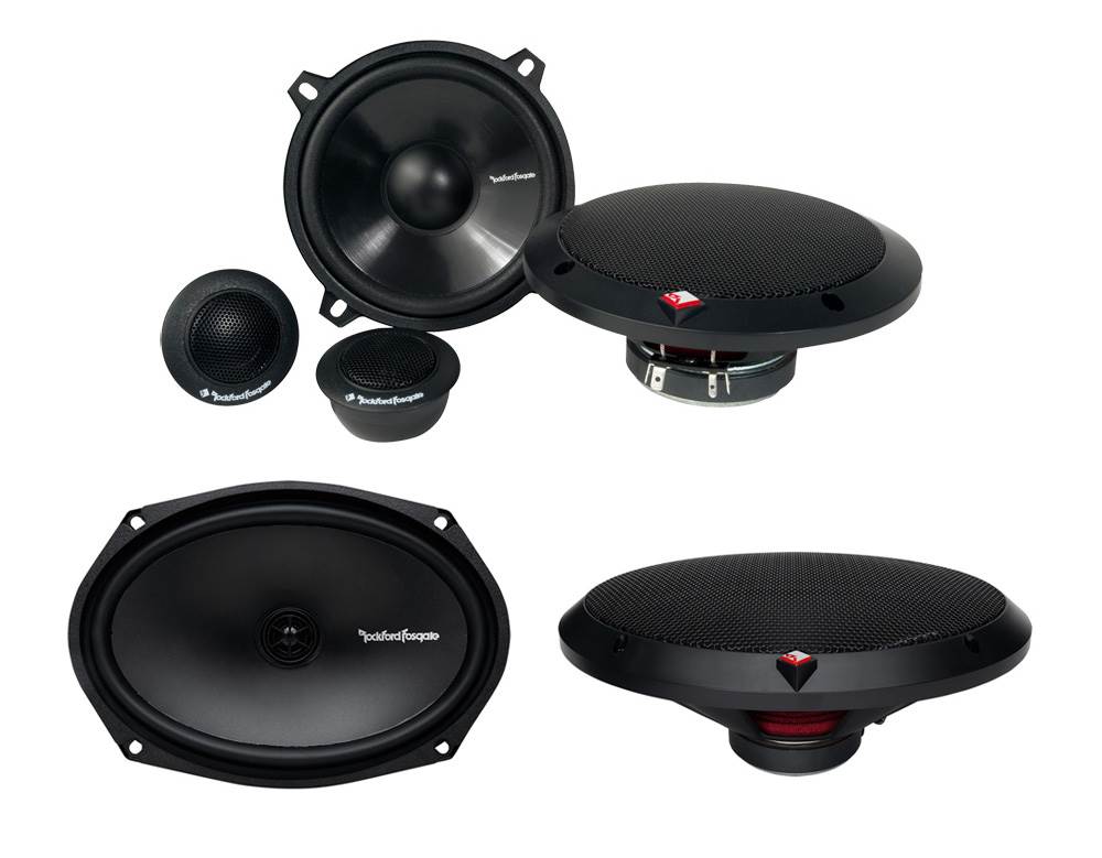 Rockford Fosgate R152-S 5.25" 80W + R169X2 6x9" 130W 2-Way Car Speakers