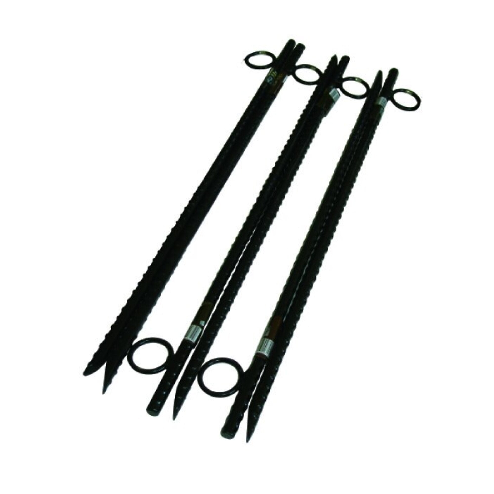 Yard Tuff 1/2"x30" Rebar Stakes, Steel Ground Anchors for Yard or Garden, 6 Pack - VMInnovations