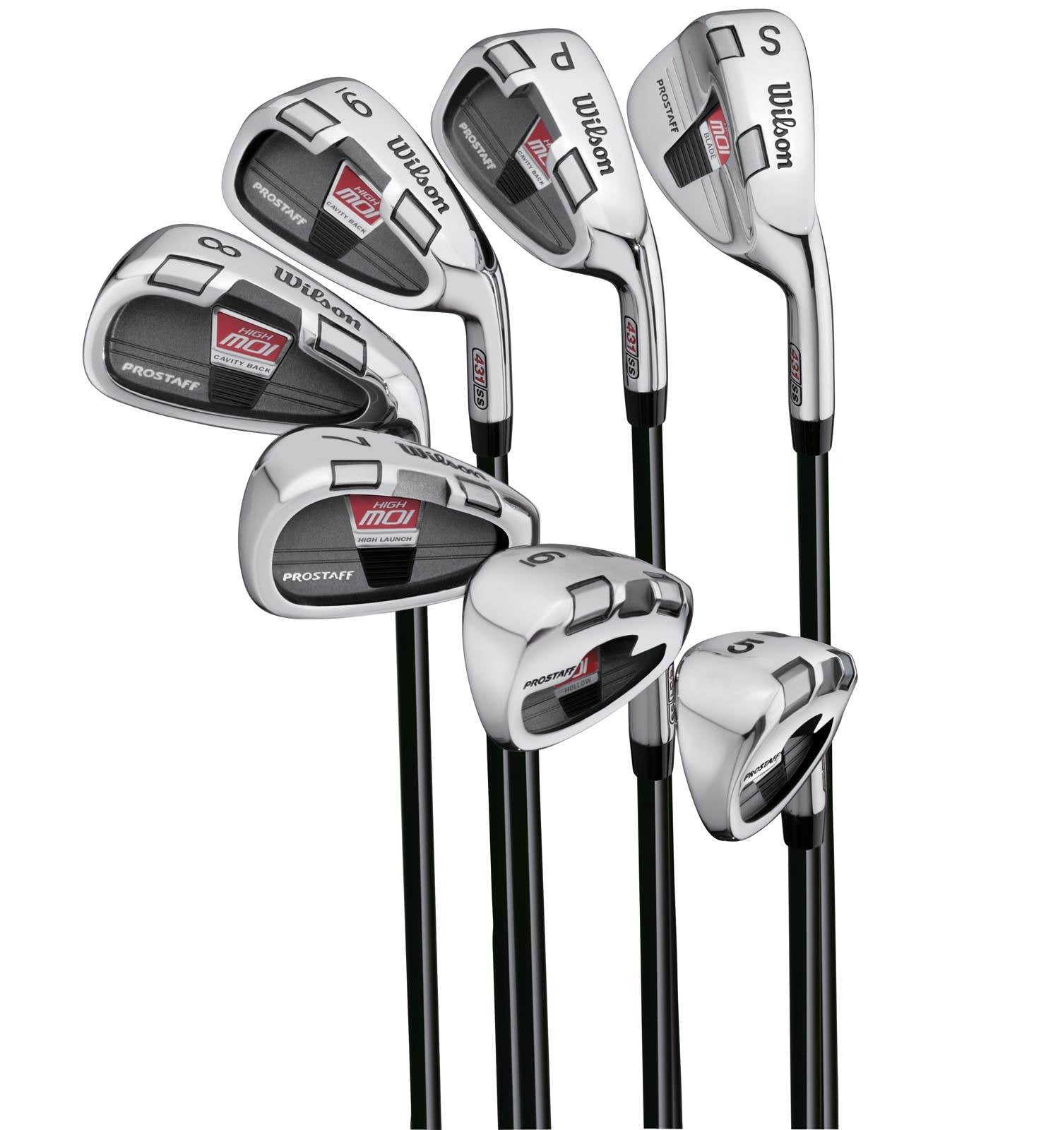 Wilson Pro-Staff High MOI Hybrid & Iron 8 Piece Combo Golf Club Set - Open Box