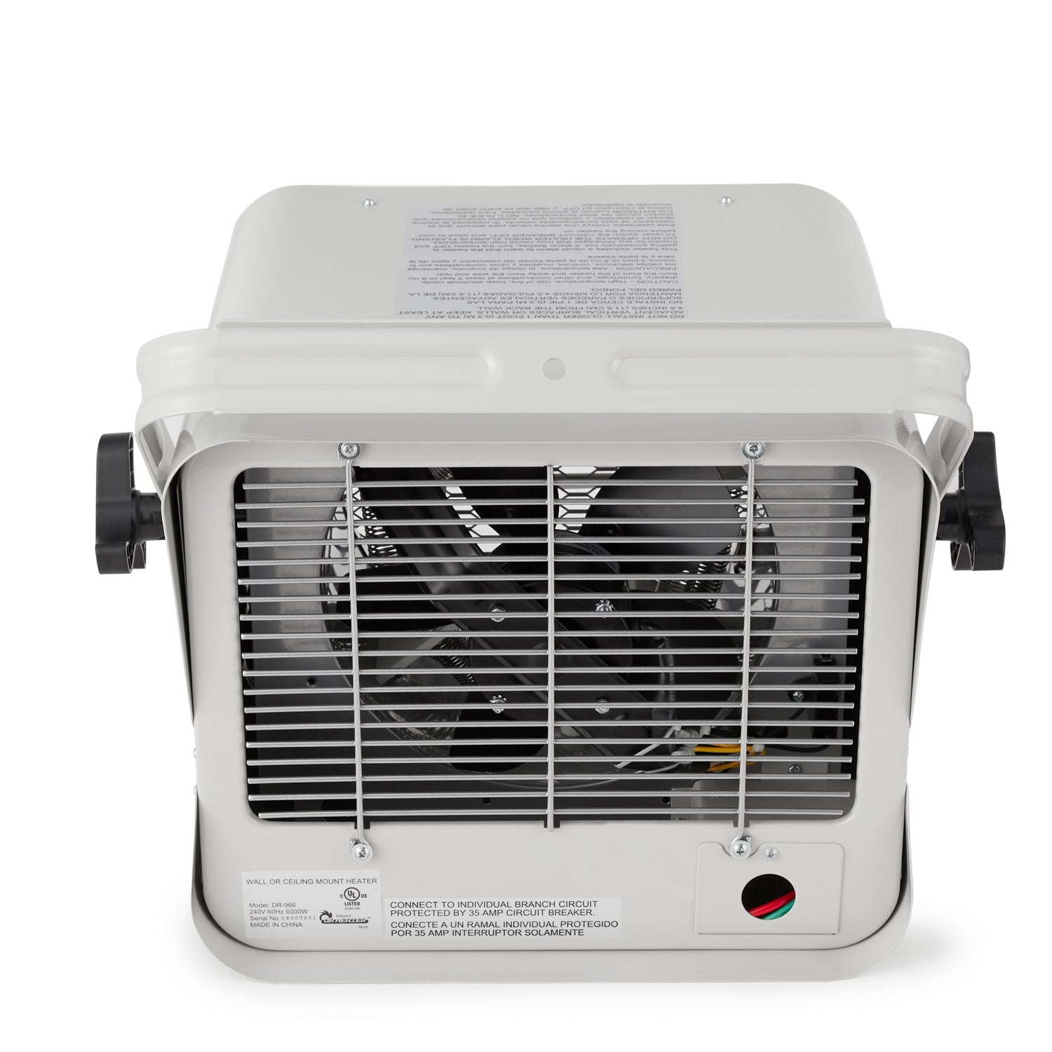 Dr. Heater 240V 6000W Garage Workshop Industrial Infrared Space Heater (Used)