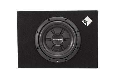 Boss 1100W Class A/B Amplifier & Rockford 10" 400W Car Subwoofer with Enclosure