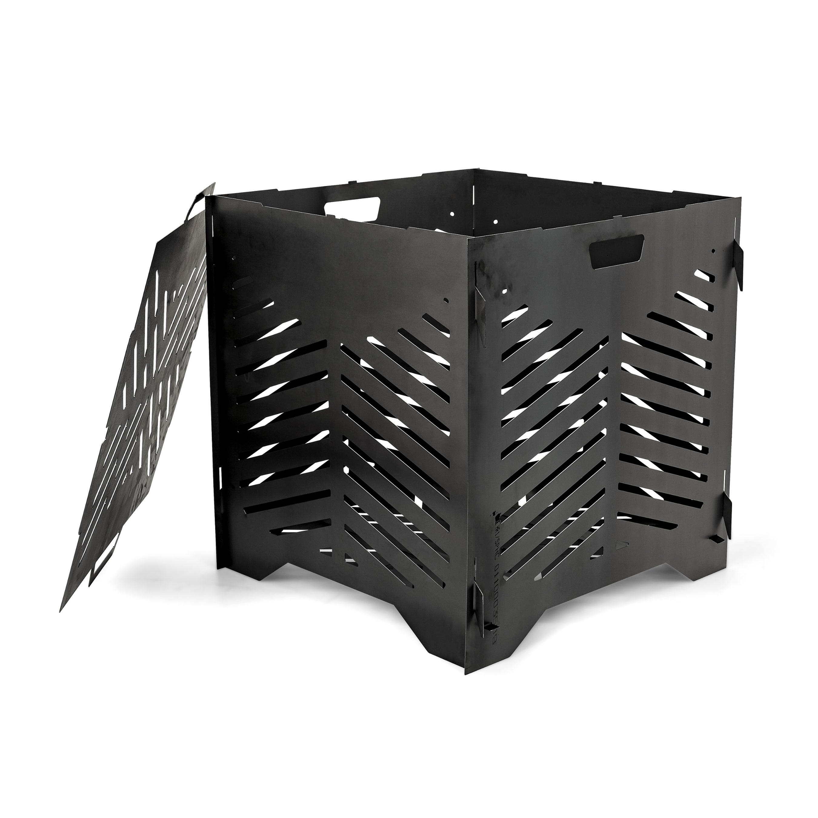 Camco 51251 Outdoor Yard Debris Burn Bin Incinerator with Lid, Small, 22 Inch - VMInnovations