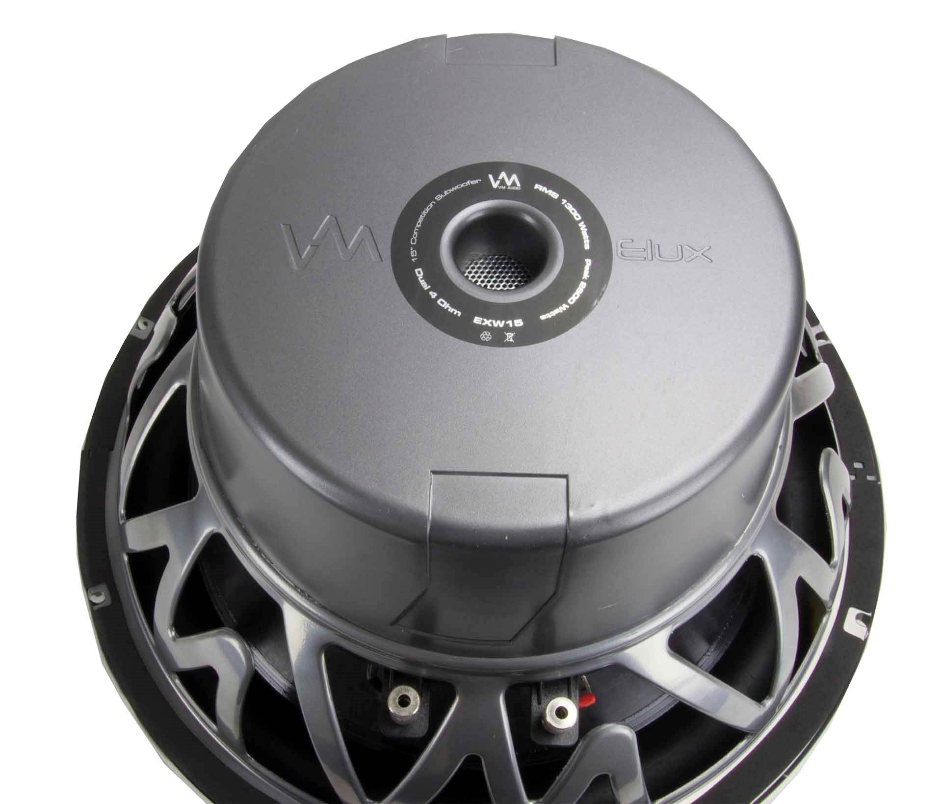 2) VM Audio EXW15 Elux 15" Competition Car Power Subwoofer Subs 5200W DVC (Pair)