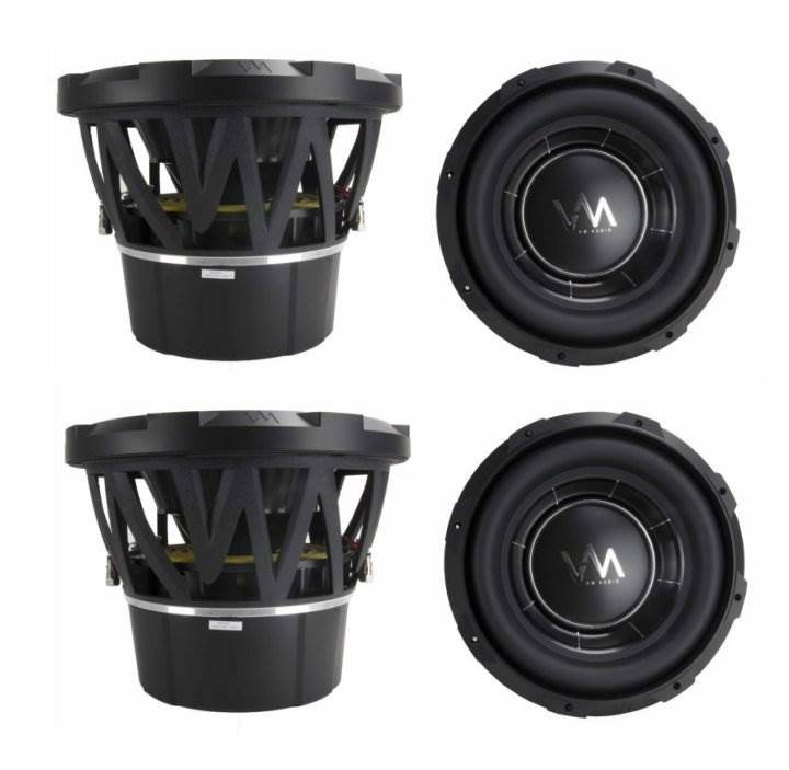 4) VM Audio ECW100 Encore 10" Competition Car Subwoofers Subs 2600W DVC (4 Pack)