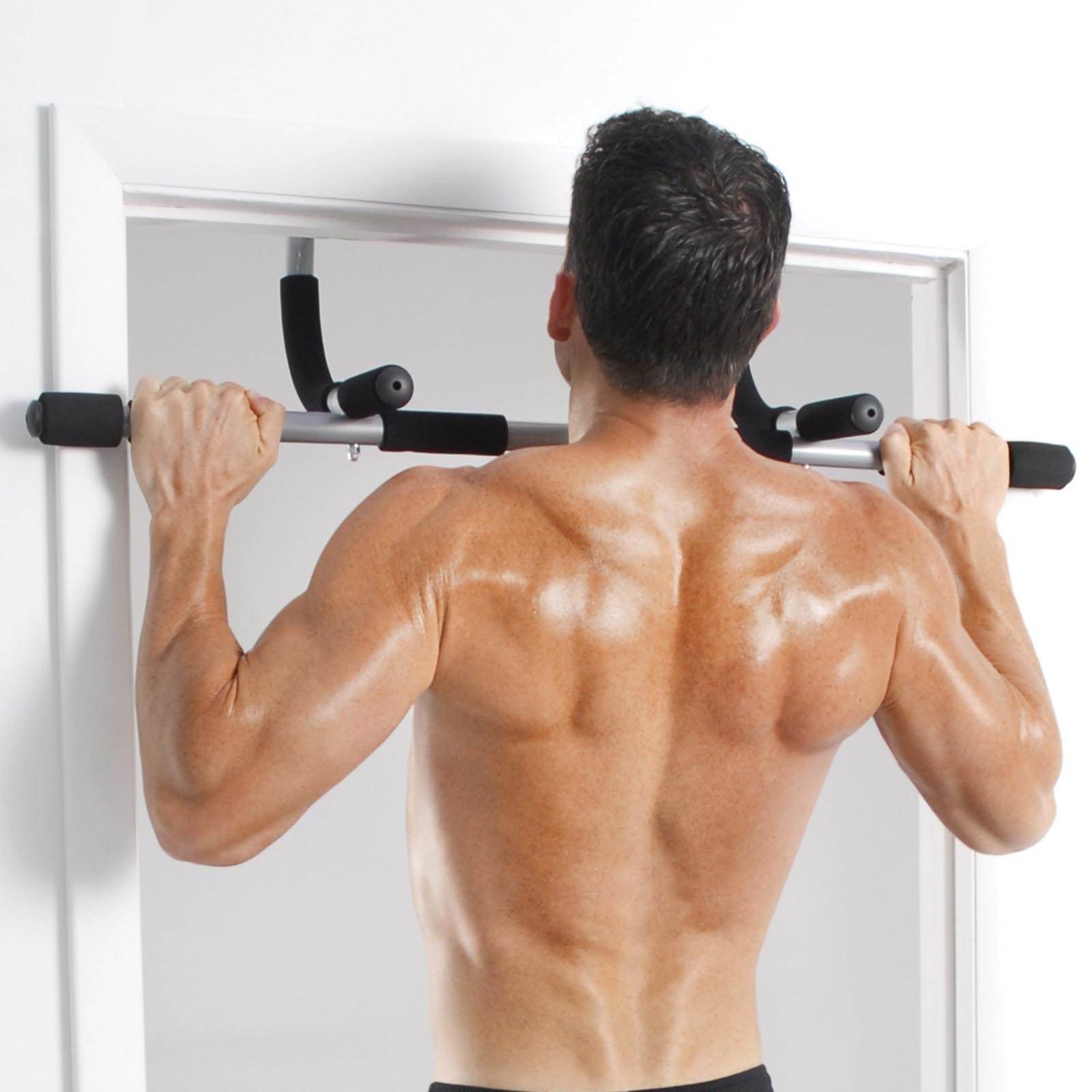 Iron Gym Total Upper Body Fitness Workout Bar | Pull-Ups & Sit-Ups (Open Box)