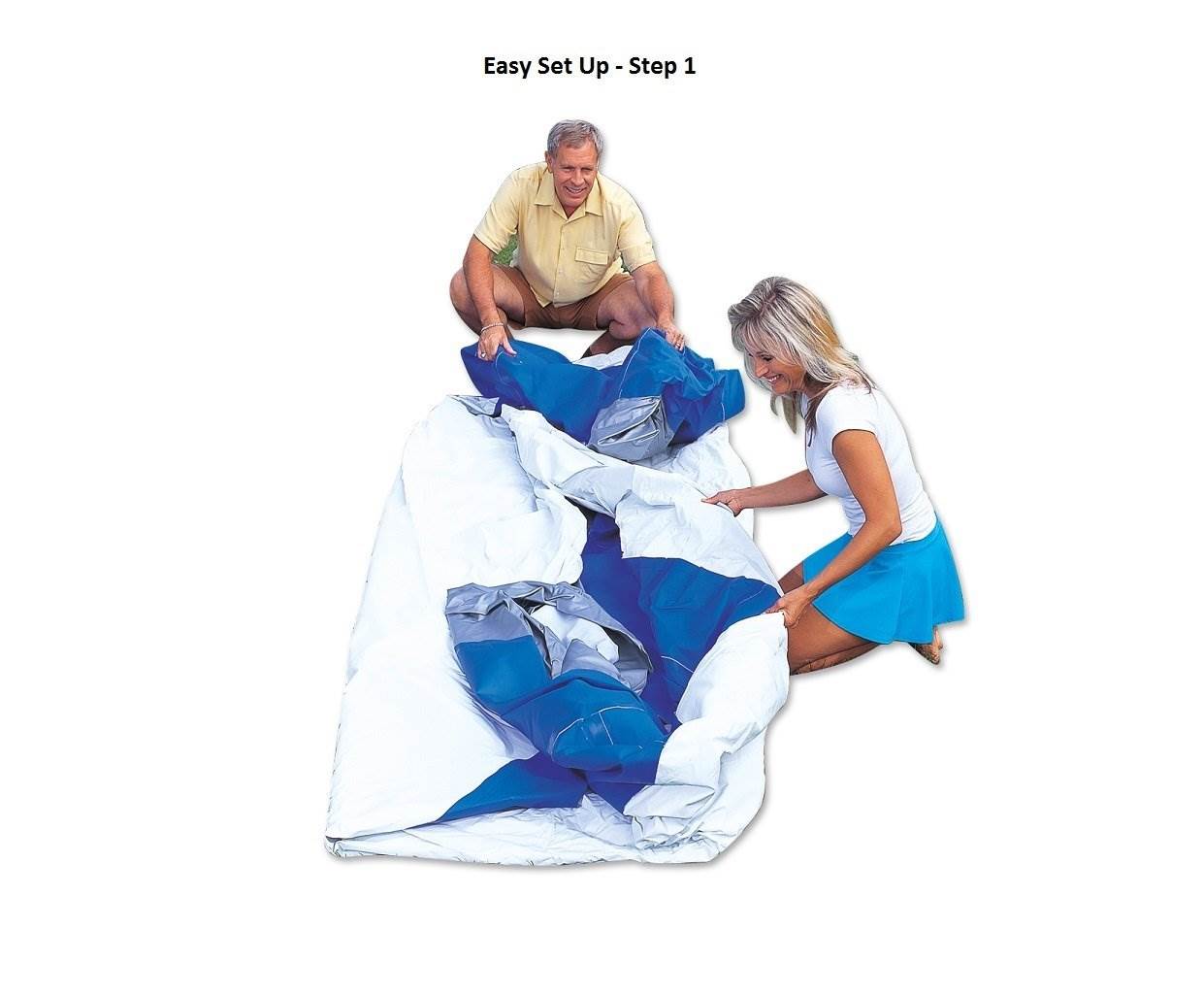 Bestway 10'x30" Fast Set Inflatable Above Ground Swimming Pool Set - Open Box