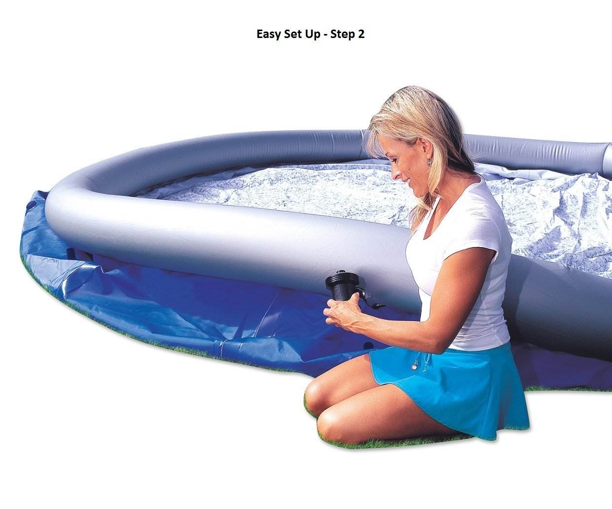 Bestway 10'x30" Fast Set Inflatable Above Ground Swimming Pool Set - Open Box