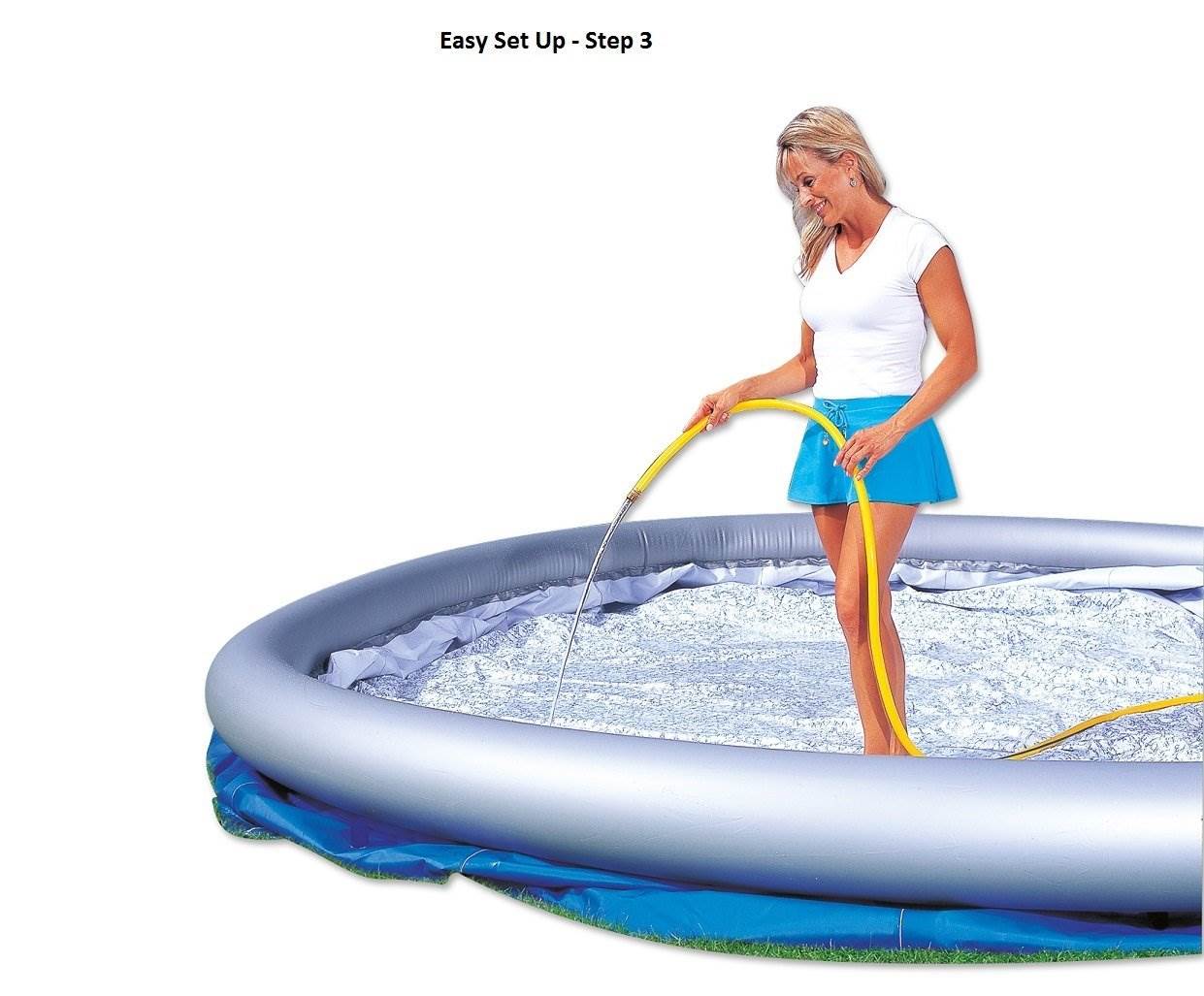 Bestway 10'x30" Fast Set Inflatable Above Ground Swimming Pool Set - Open Box