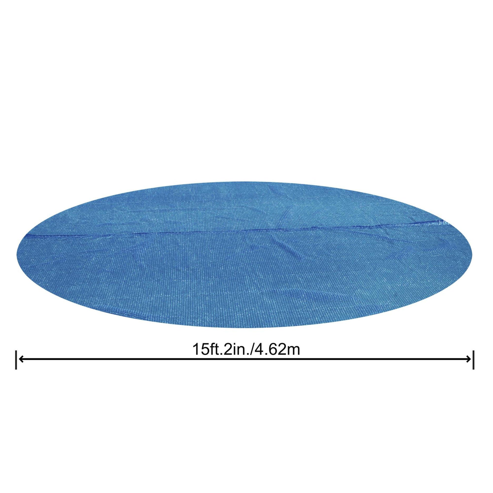 Bestway 15 Foot Round Above Ground Swimming Pool Solar Heat Cover (2 Pack)