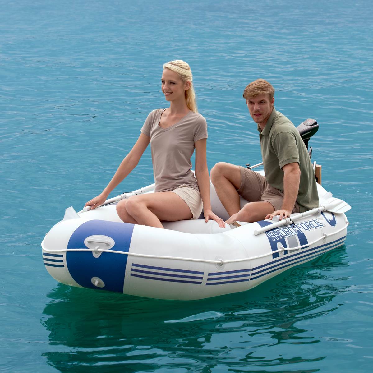 Bestway 115" x 50" x 18" Hydro-Force Marine Pro Inflatable Boat / Raft | 65044