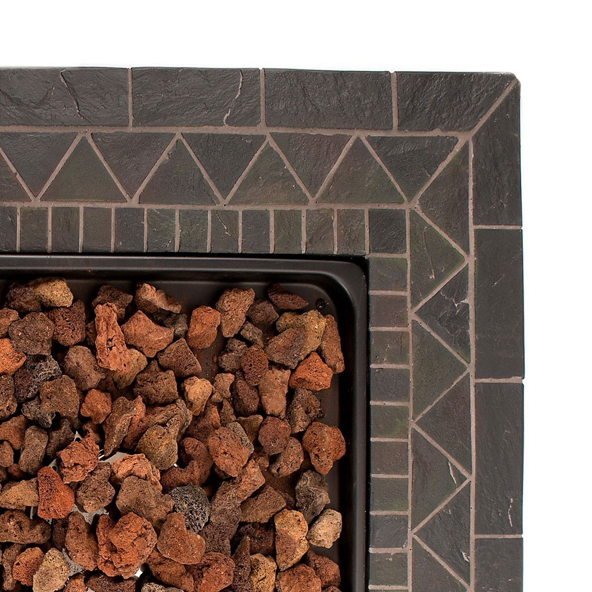 Endless Summer 30 in Outdoor Gas Lava Rock Fire Pit (Certified Refurbished)