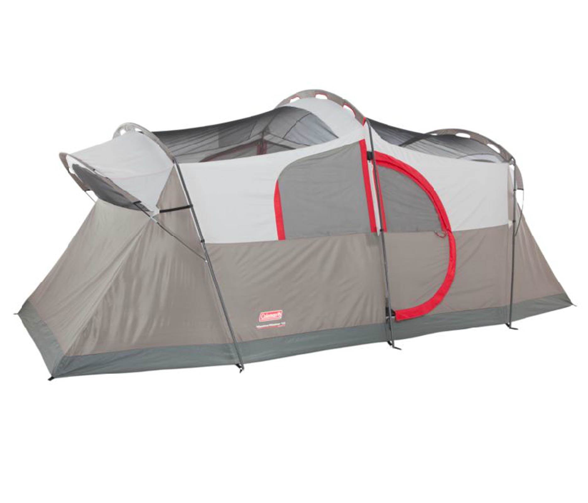 Coleman WeatherMaster 10 Person 2 Room Camping Tent w/ LED Light - Open Box