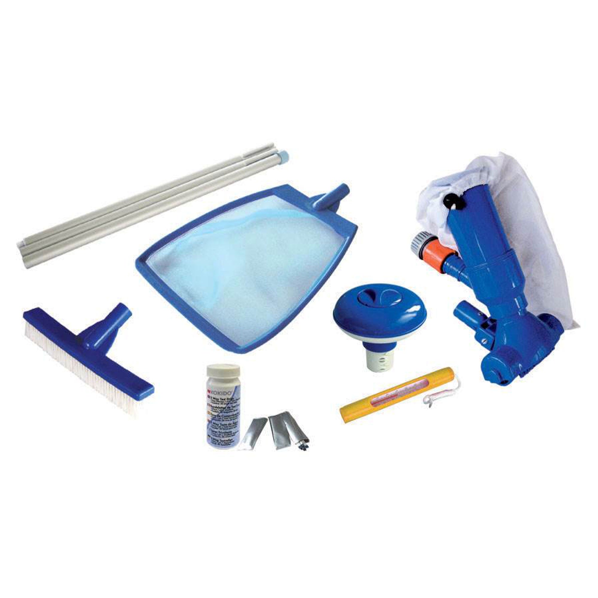 Kokido 7 Piece Splasher Swimming Pool Starter Maintenance Kit | K483CBX (Used)
