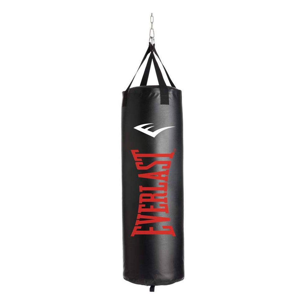Everlast Dual Station Bag Stand and NevaTear 70 Pound Hanging Heavy Punching Bag