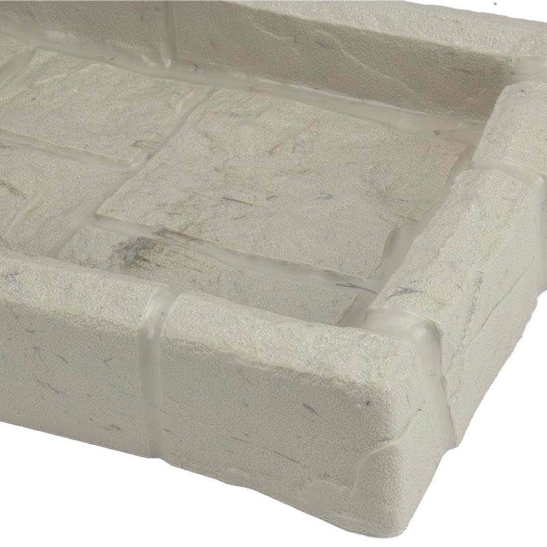 Suncast SB24 Decorative Rain Gutter Downspout Splash Block, 10 Pack, Light Taupe - VMInnovations