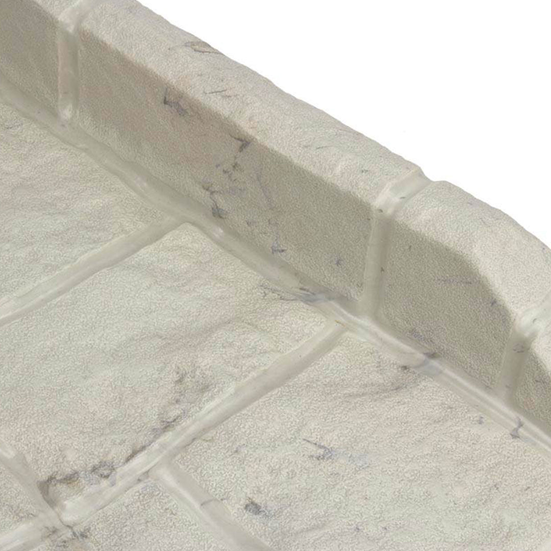 Suncast SB24 Decorative Rain Gutter Downspout Splash Block, 10 Pack, Light Taupe - VMInnovations