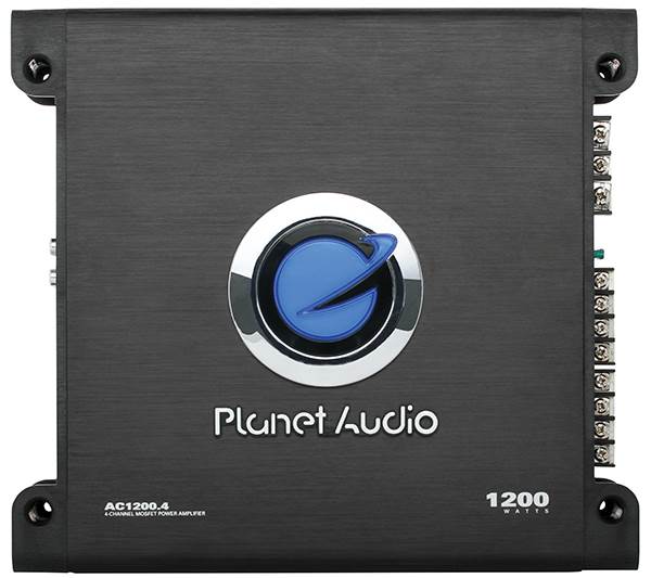 Planet Audio AC1200.4 1200W 4/3/2 Channel Car Amplifier Power Amp Stereo AC12004