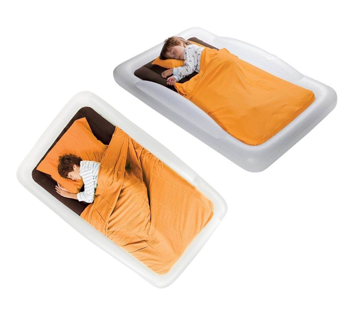 Shrunks Tuckaire Inflatable Twin Travel Air Mattress, AirBed +Toddler Travel Bed