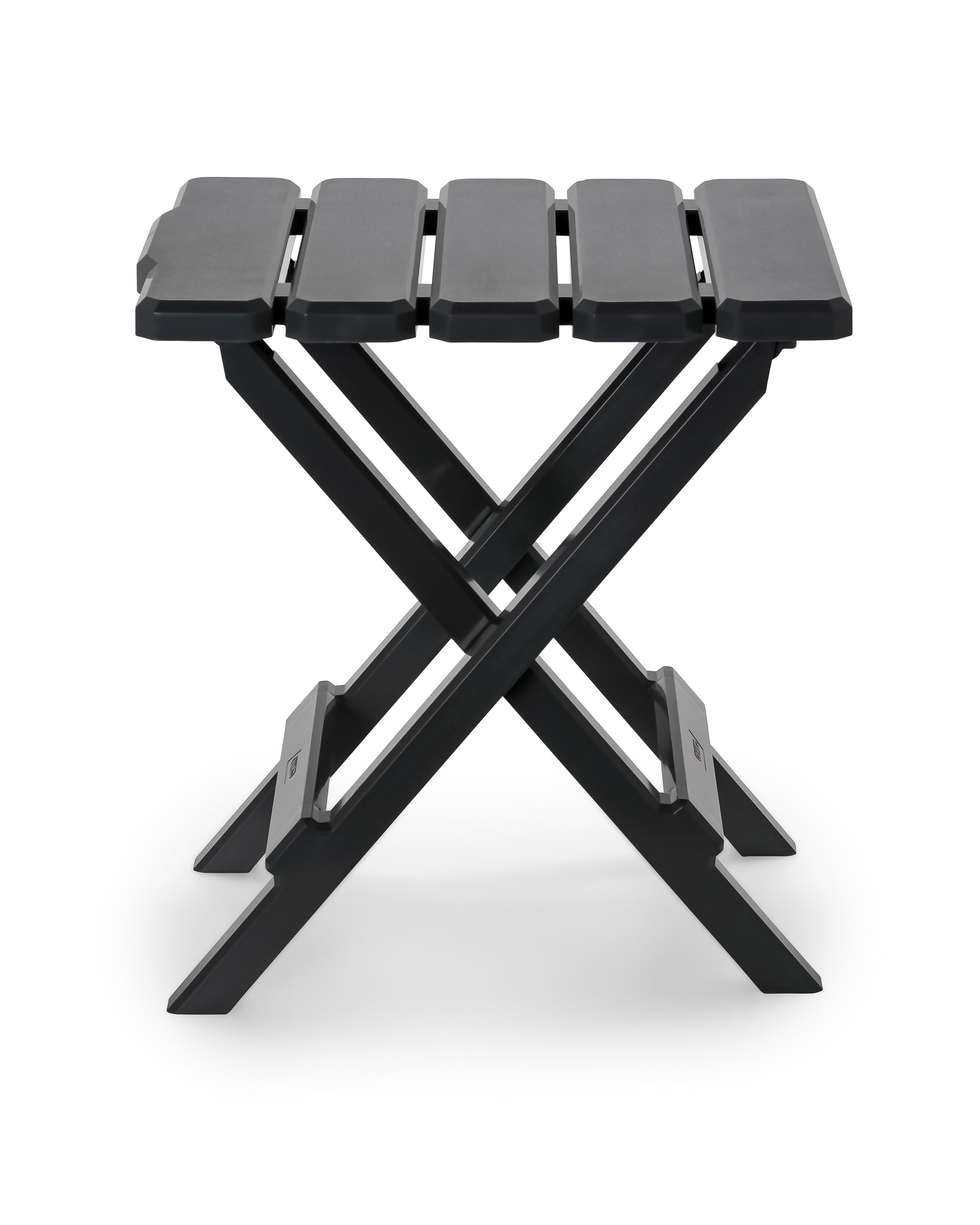 Camco Adirondack Style Folding Plastic Large Table, Indoor/Outdoor Use, Charcoal - VMInnovations