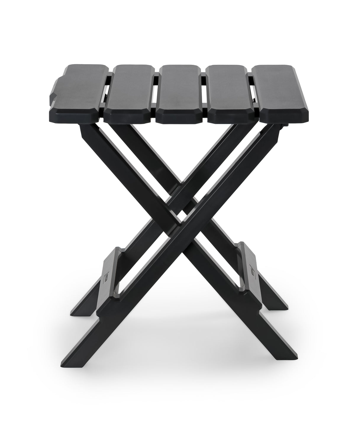 Camco Adirondack Style Folding Plastic Large Table, Indoor/Outdoor Use, Charcoal