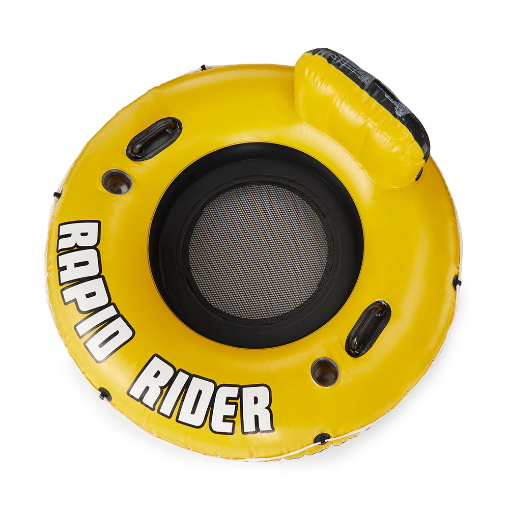 Bestway CoolerZ Rapid Rider 53" Inflatable Pool River Raft Tube Float, Yellow
