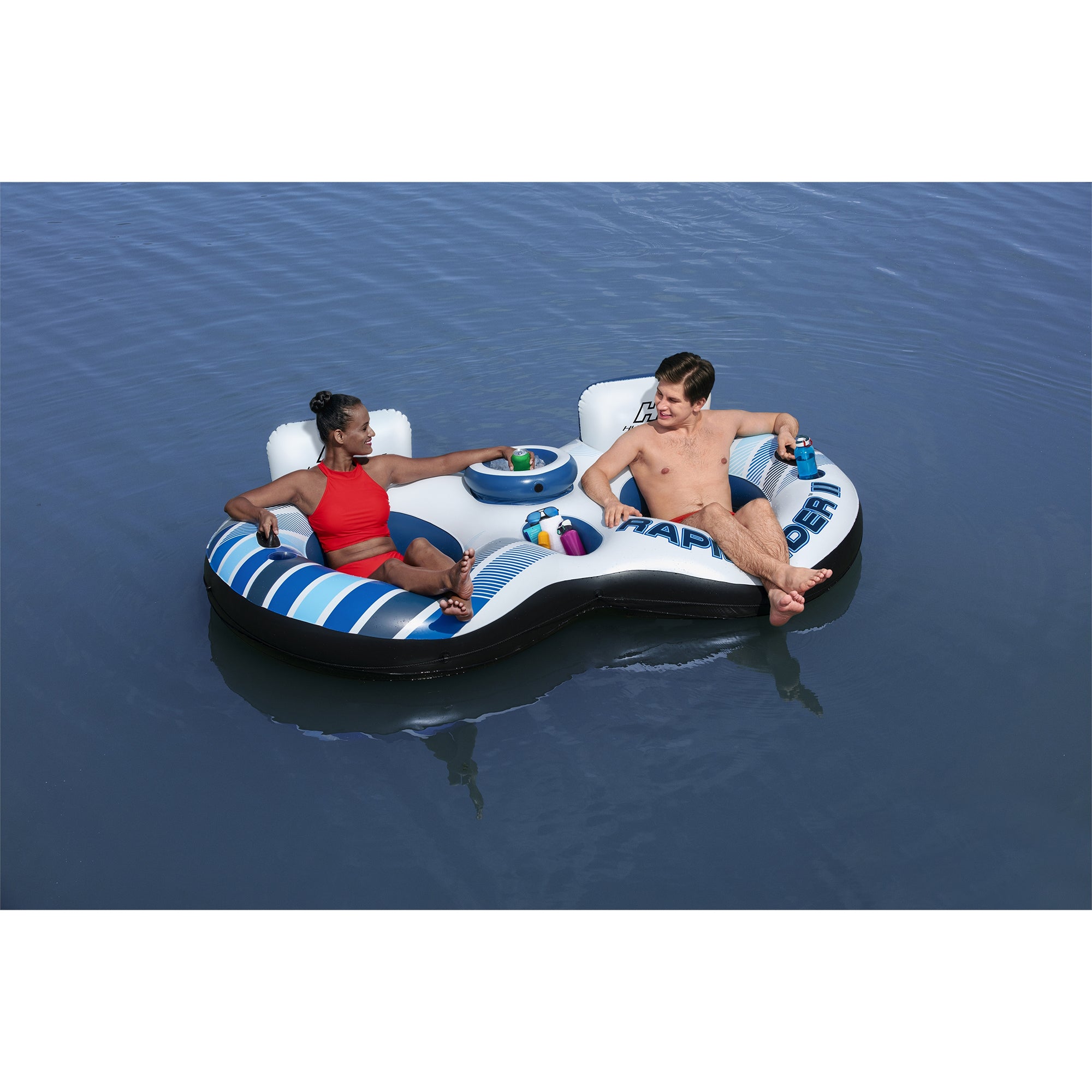 Bestway Hydro-Force Rapid Rider Inflatable Double Water River Tube (Open Box) - VMInnovations