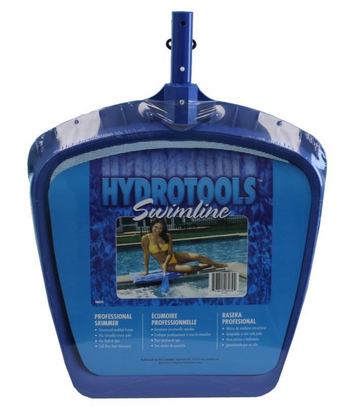 Professional 8039 Swimming Pool Leaf Skimmer Mesh Net w/ 4'-12' Telescopic Pole