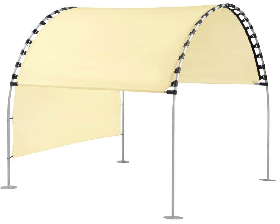 Skincom Comfort UV Adjustable Sun Shade Shelter Beach Tent Beige (Used)