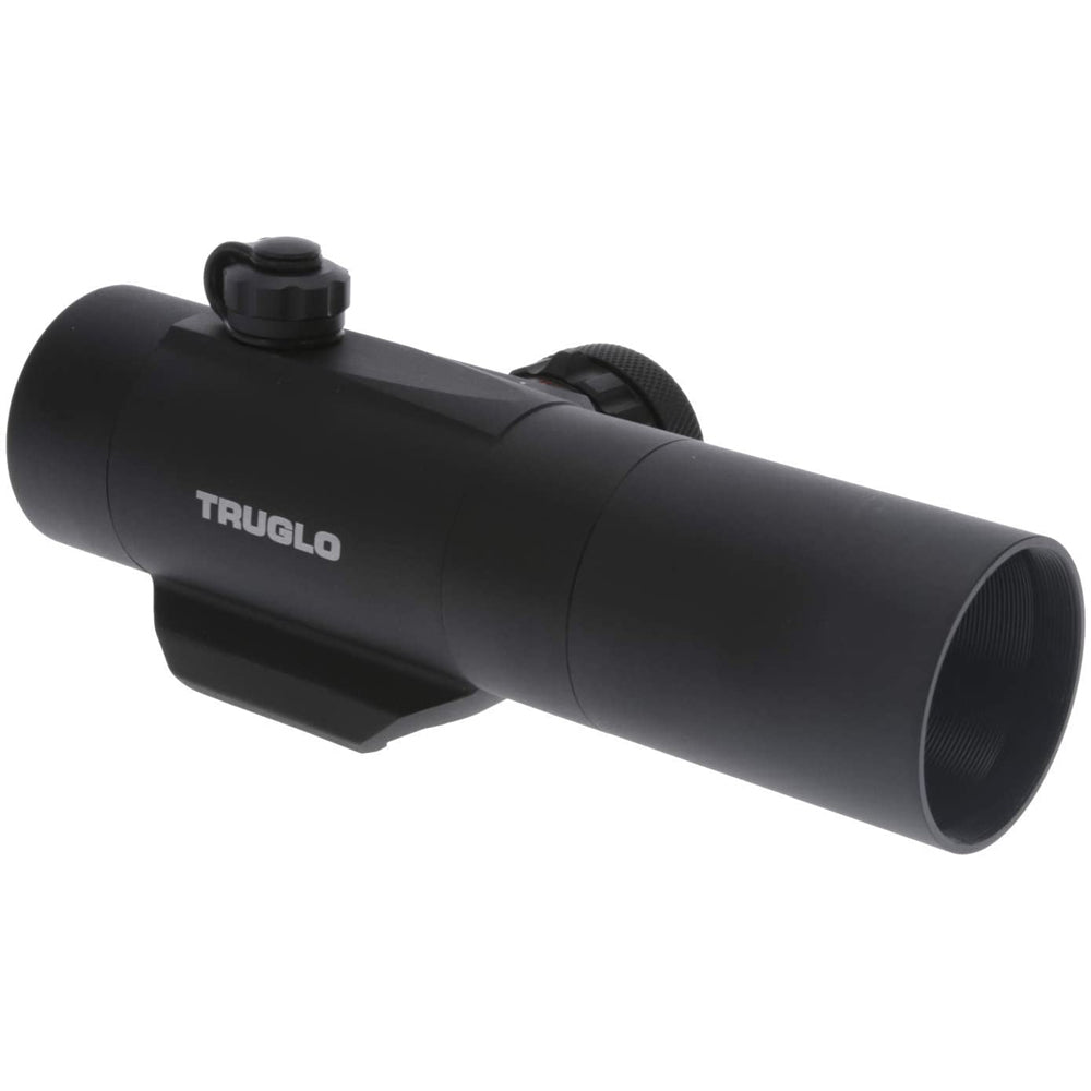 TruGlo Red Dot Gobble Stopper 30mm Dual Color Crossbow Hunting Sight, Black - VMInnovations