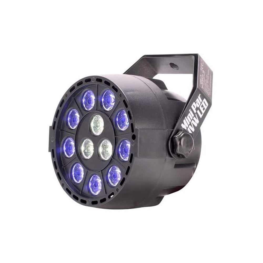 American DJ Eliminator Mini Par 1 Watt UVW LED Hanging Light Lighting Fixture