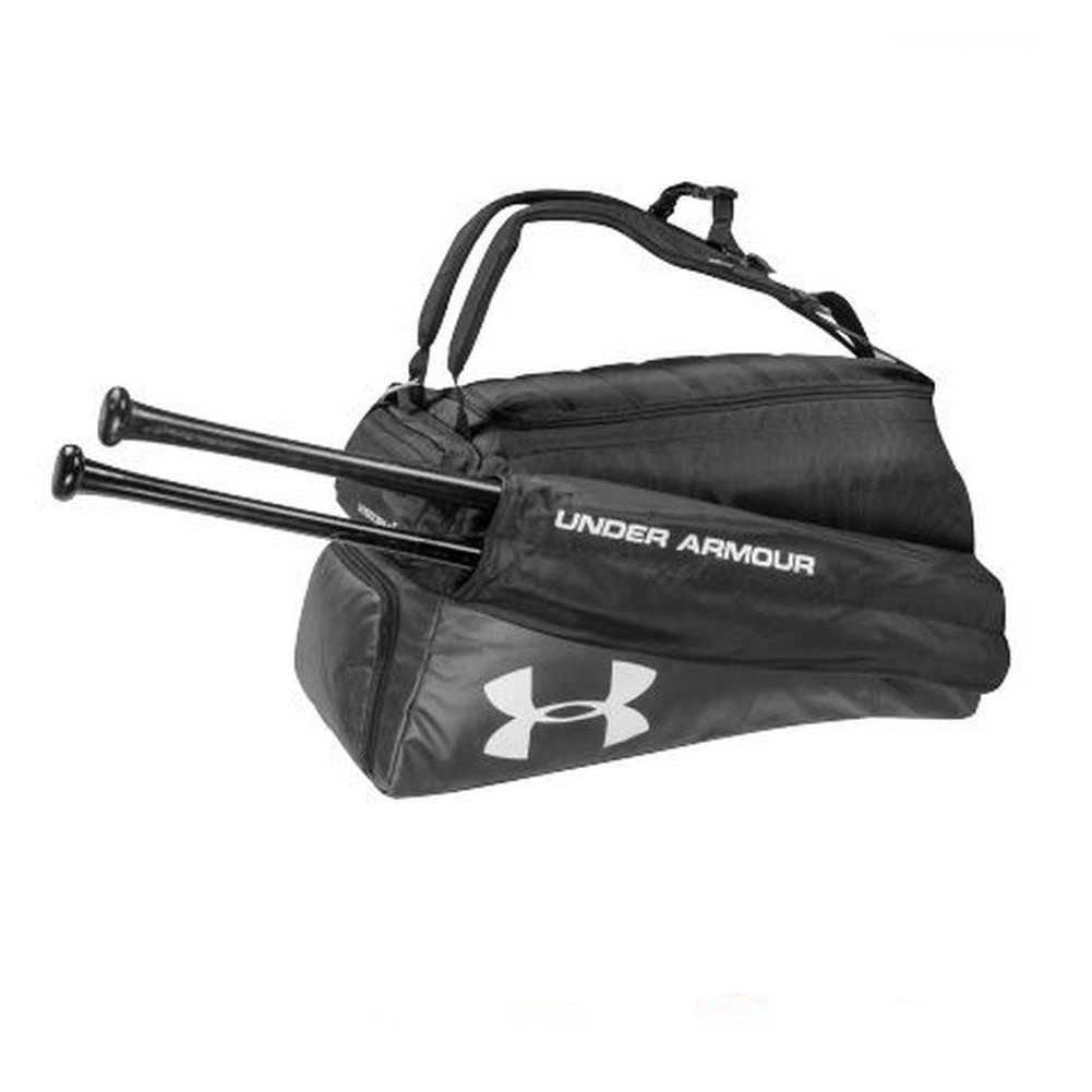 Under Armour Baseball Softball Cleanup Backpack Duffle Bag, Black (Open Box)