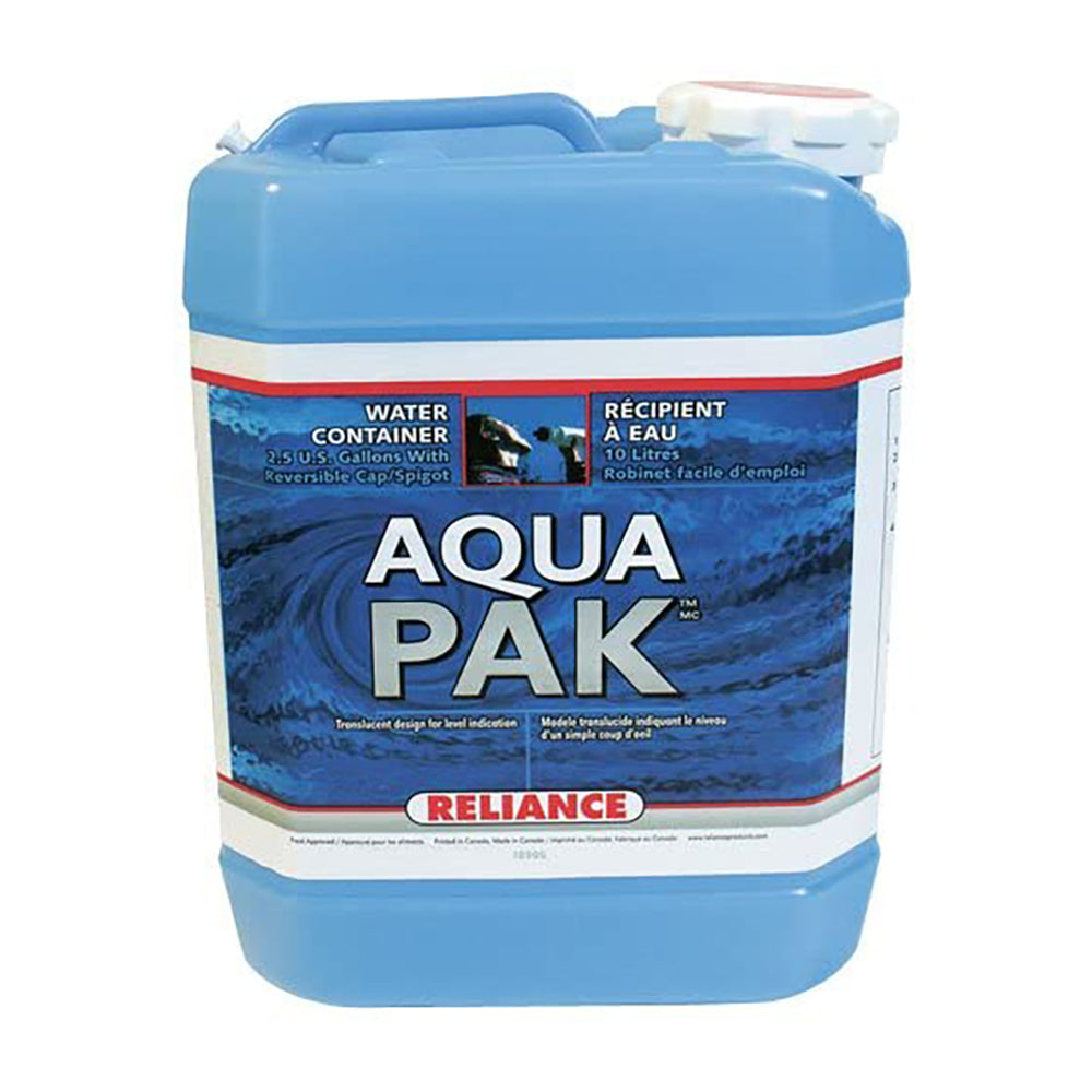 Reliance Products Aqua-Pak 2.5 Gal. Plastic Water Container Storage Jug (2 Pack)