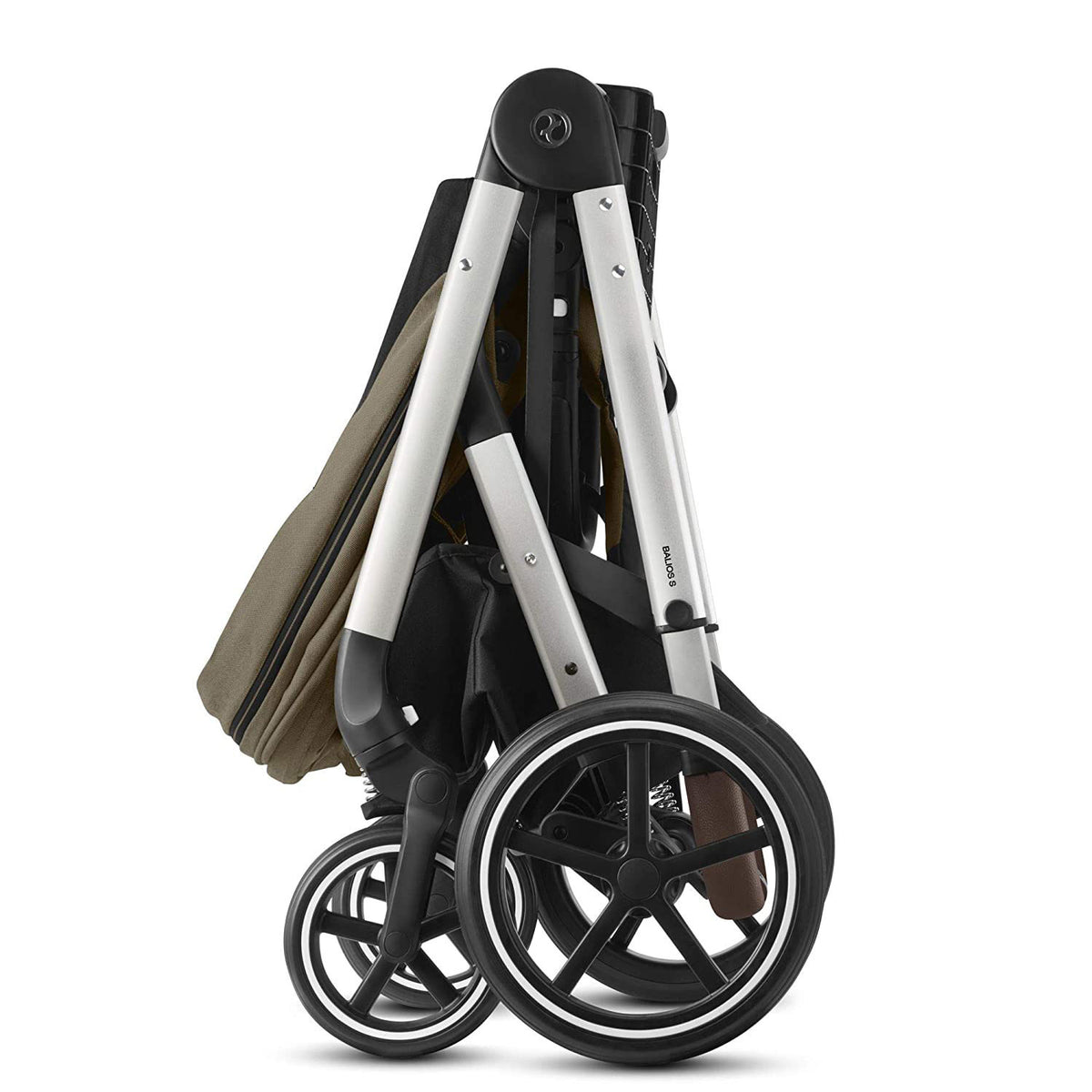 Cybex Balios S 4 In 1 Travel System Lux Stroller Bundle with Canopy Bed, Beige - VMInnovations