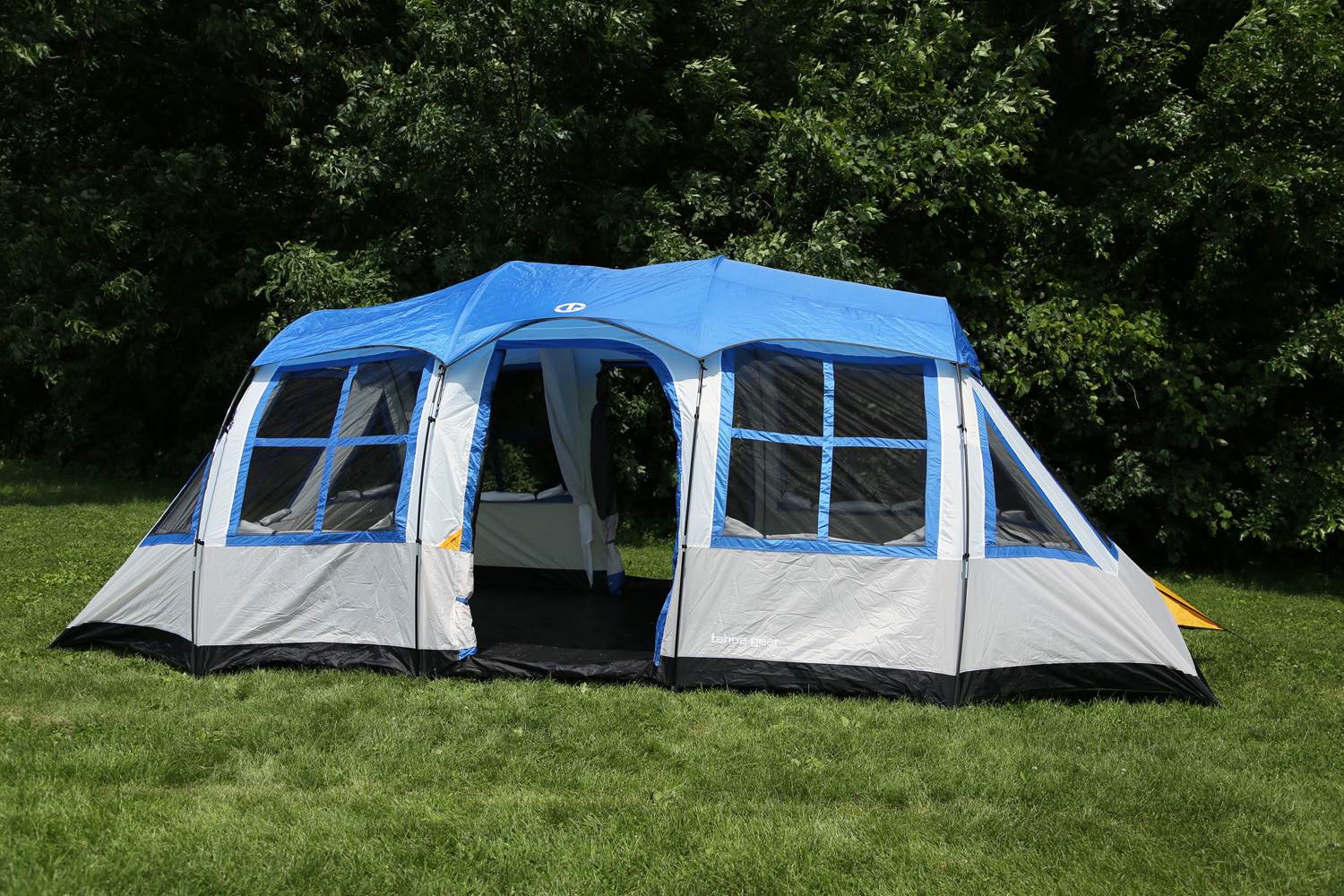 Tahoe Gear Prescott 12 Person 3-Season Family Cabin Camping Tent (Open Box)