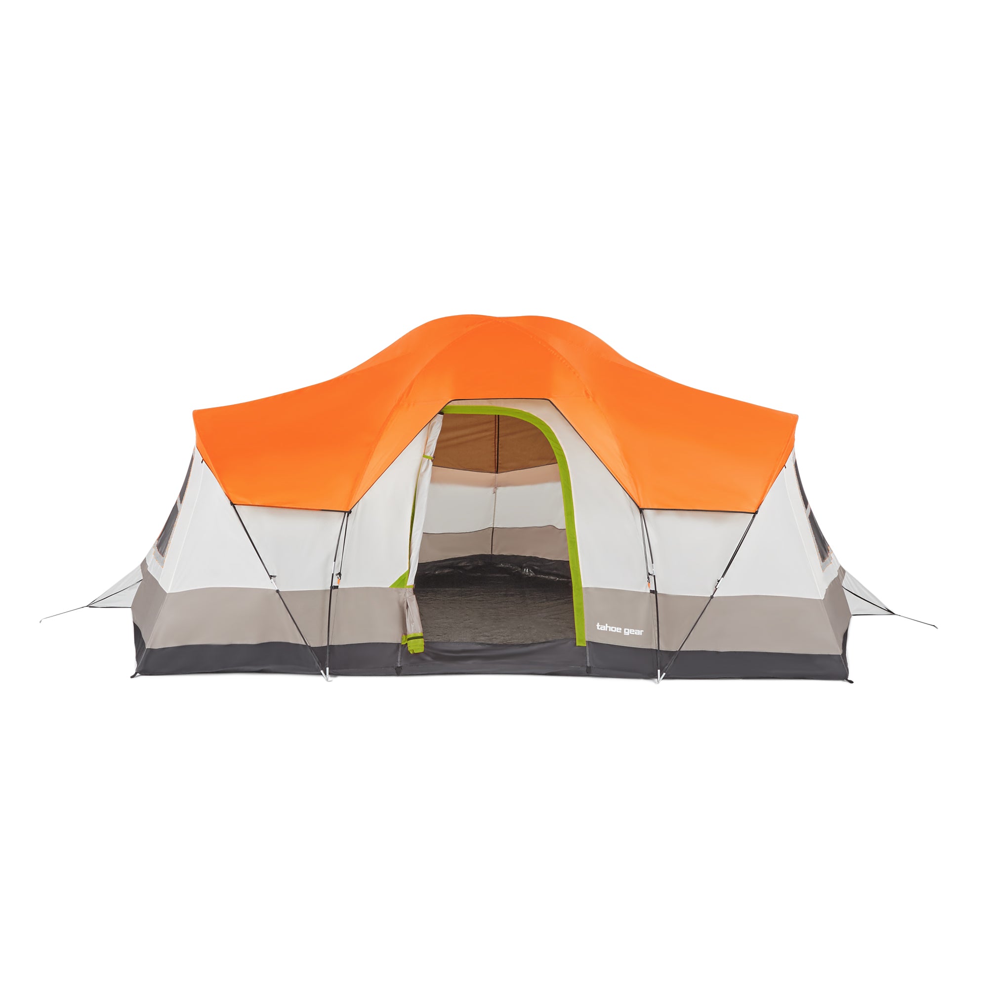 Tahoe Gear Olympia 10 Person 3 Season Camping Tent, Orange and Green (For Parts) - VMInnovations